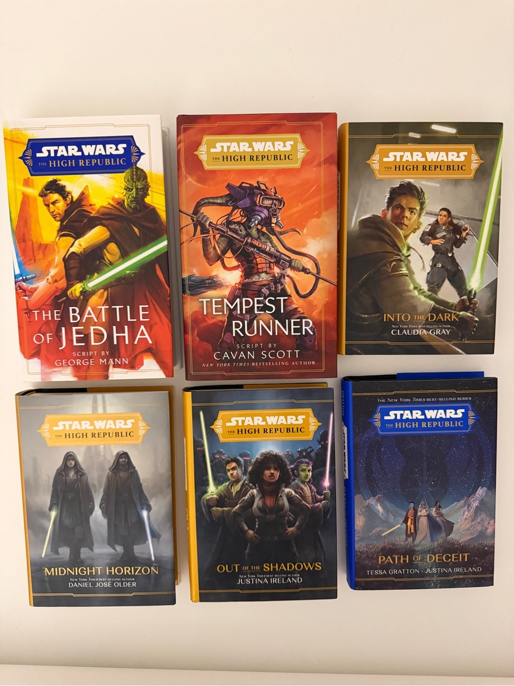 Star Wars High Republic YA & Script Hardcover Lot 6